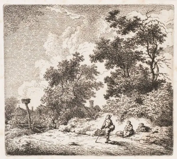 Untitled Landscape by Ferdinand Kobell