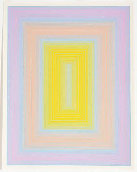 New York State Award Print by Richard Joseph Anuszkiewicz