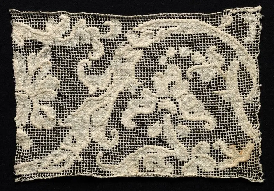 Fragment (of a Band?) with Floral Pattern by Unknown artist