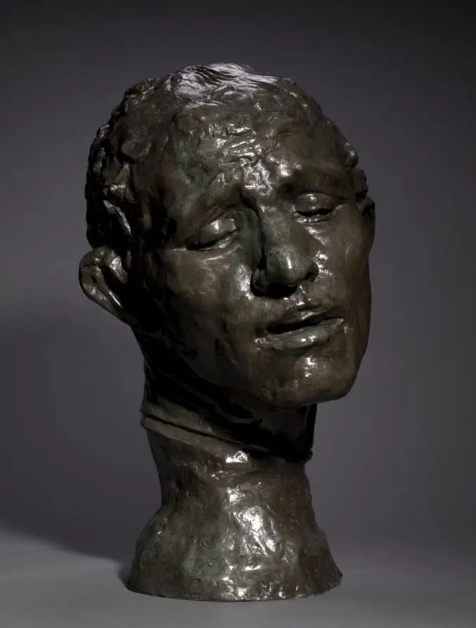 Heroic Head of Pierre de Wissant, One of the Burghers of Calais by Auguste Rodin