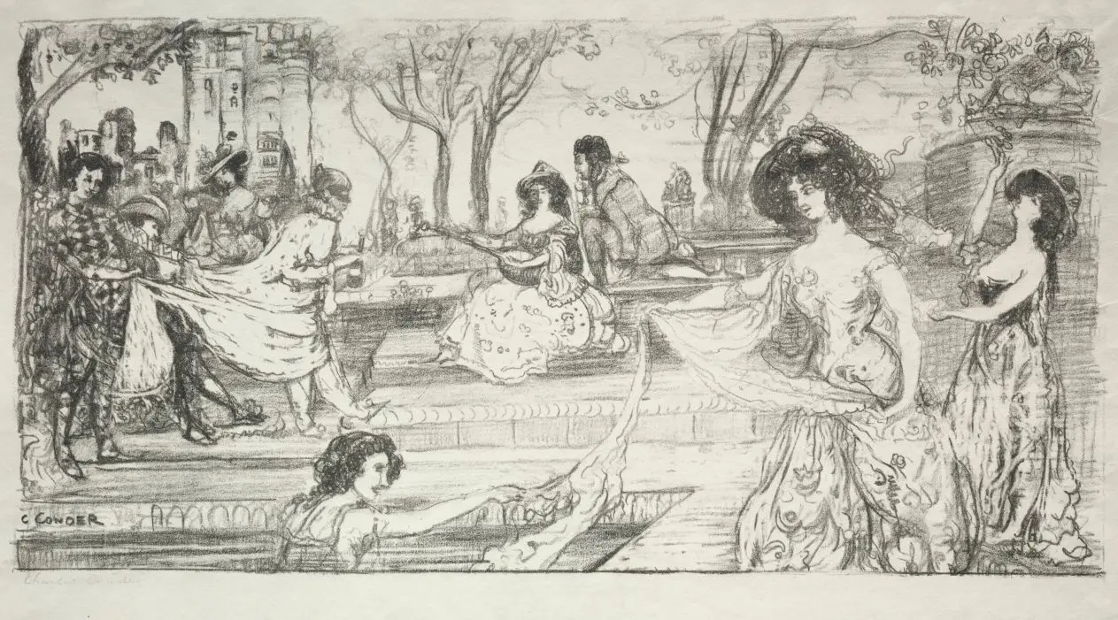 La Guitariste by Charles Conder