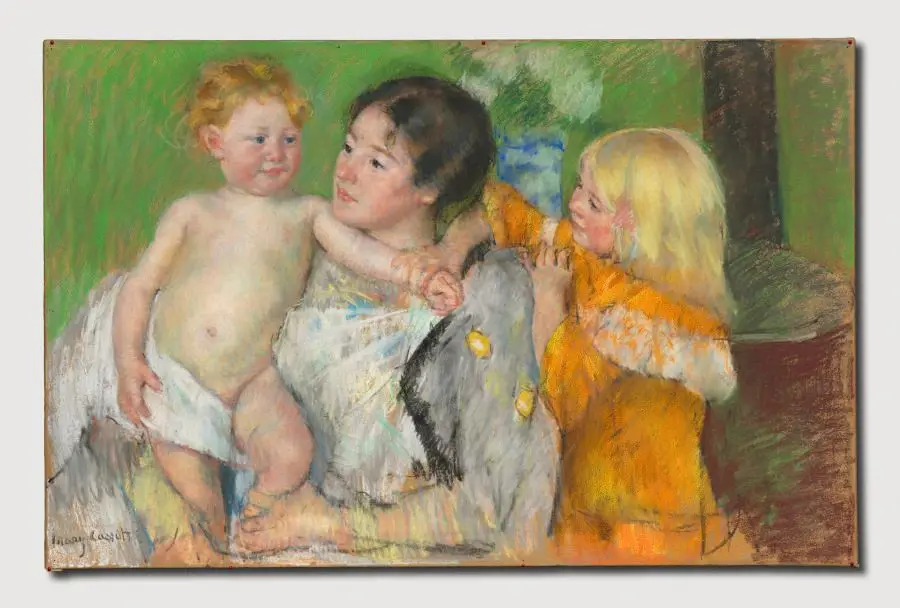 After the Bath by Mary Cassatt