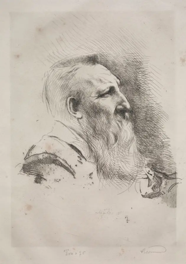 Auguste Rodin by Albert Besnard