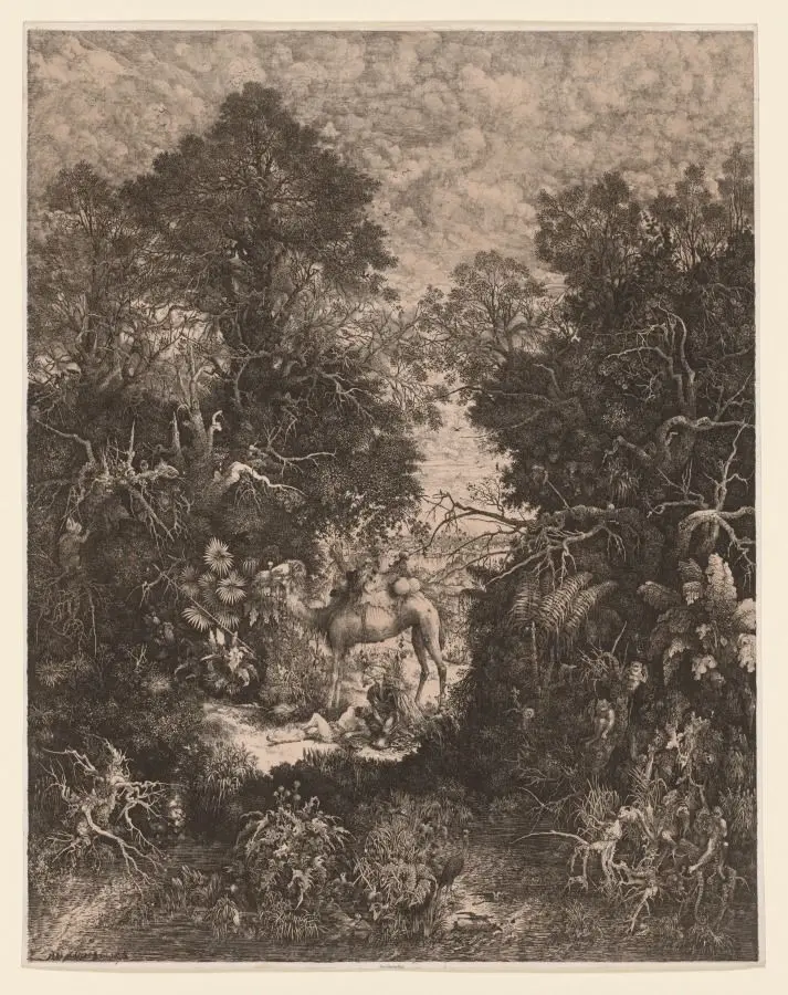 The Good Samaritan by Rodolphe Bresdin