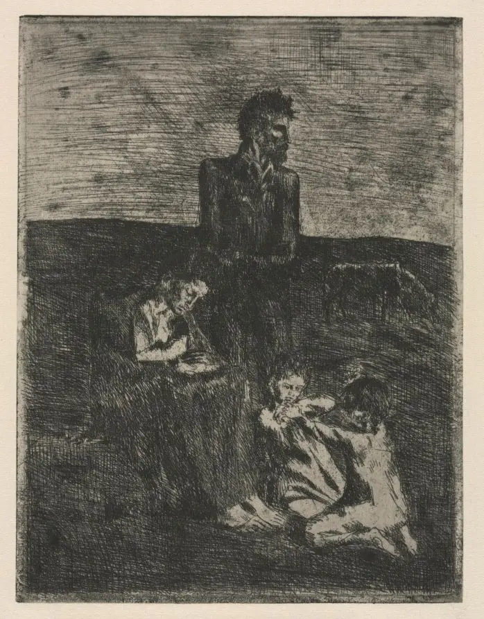 The Poor by Pablo Picasso