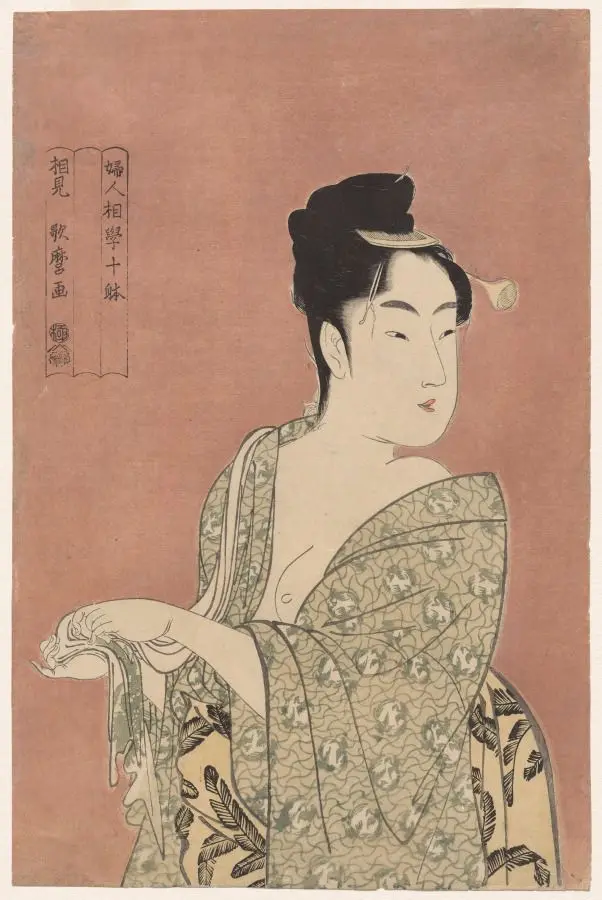 The Flirtatious Type, from Ten Types in the Physiognomy of Women by Kitagawa Utamaro
