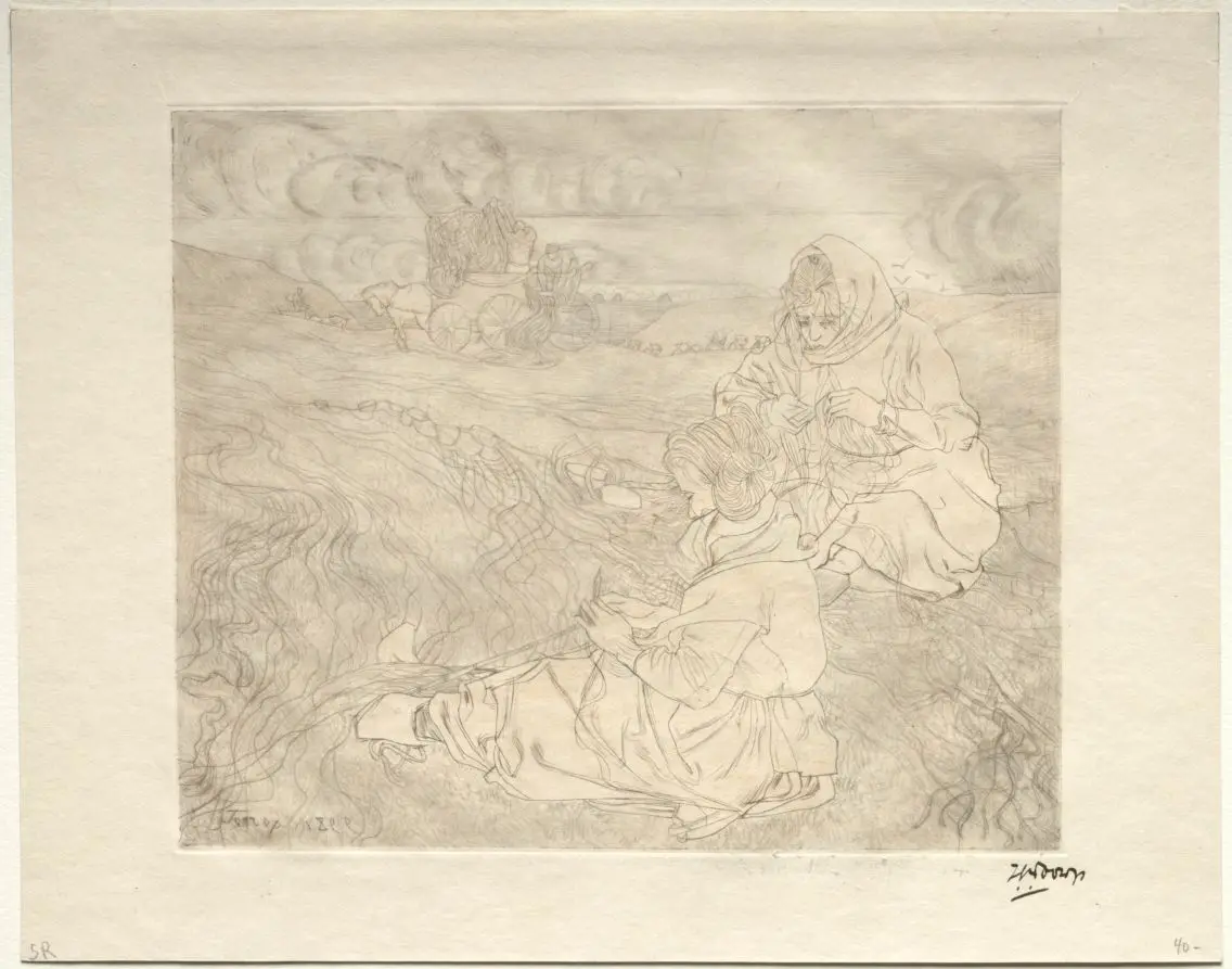 Net Menders by Jan Toorop