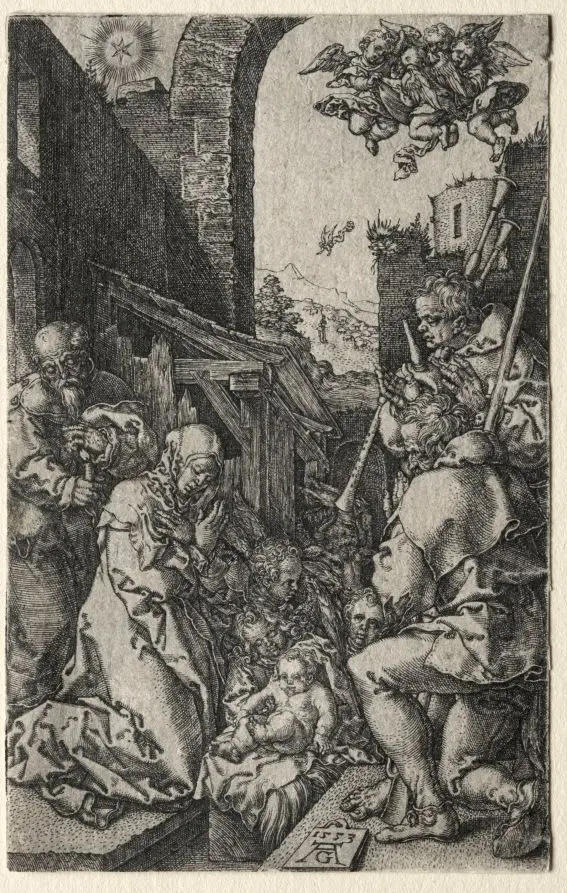 The Adoration of the Shepherds by Heinrich Aldegrever