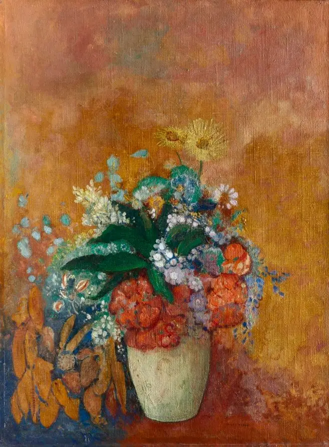 Vase of Flowers by Odilon Redon