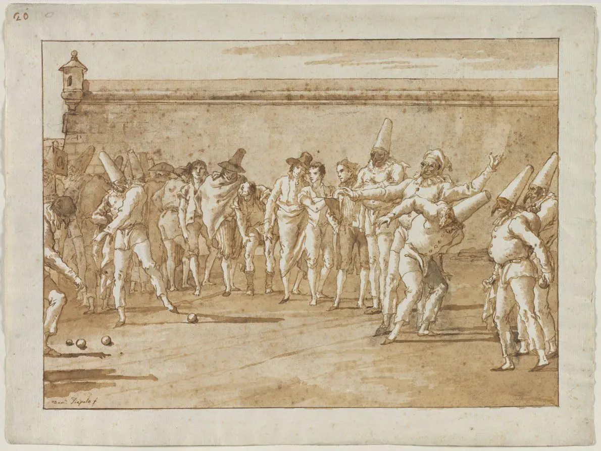 The Game of Bowls by Giovanni Domenico Tiepolo