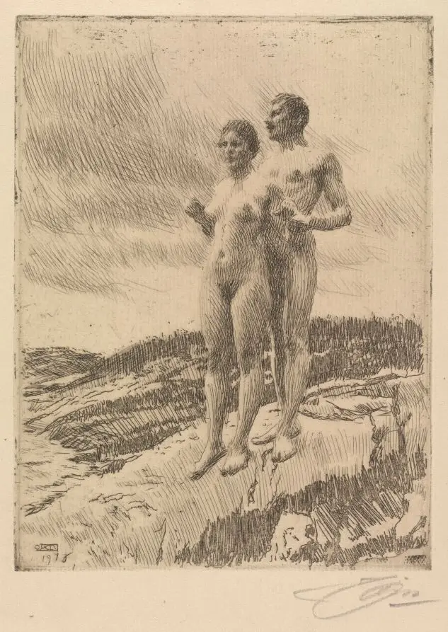 The Two by Anders Zorn
