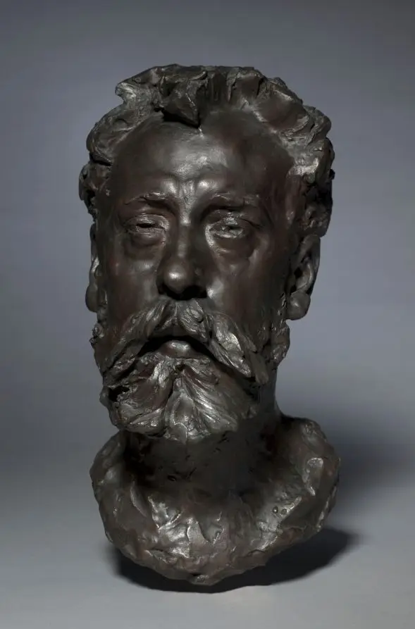 Portrait of William E. Henley by Auguste Rodin