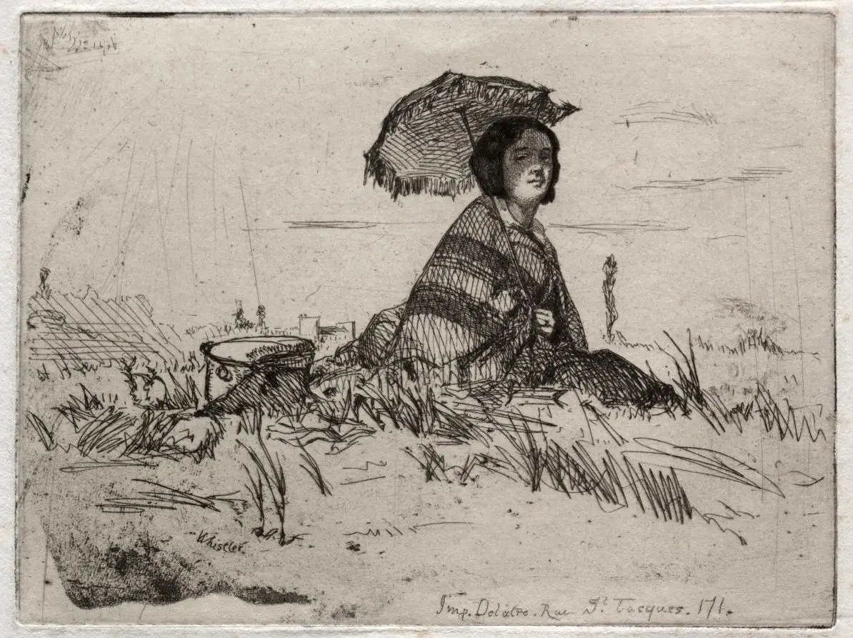 Twelve Etchings from Nature: En Plein Soleil by James McNeill Whistler