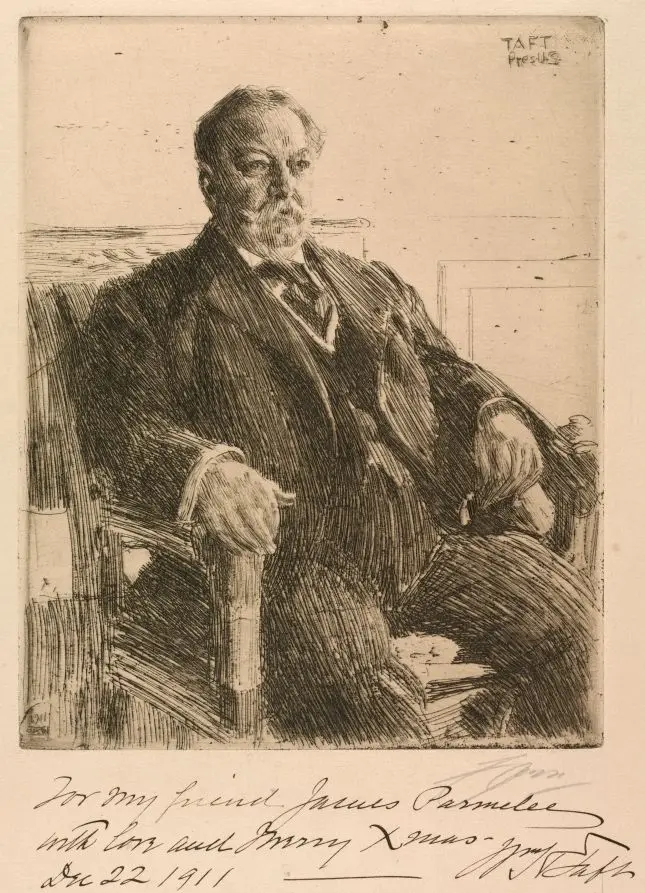 President William Howard Taft by Anders Zorn