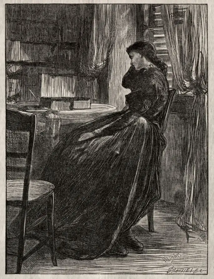 The Trial Sermon, Joanna Douglas at Her Desk by James McNeill Whistler