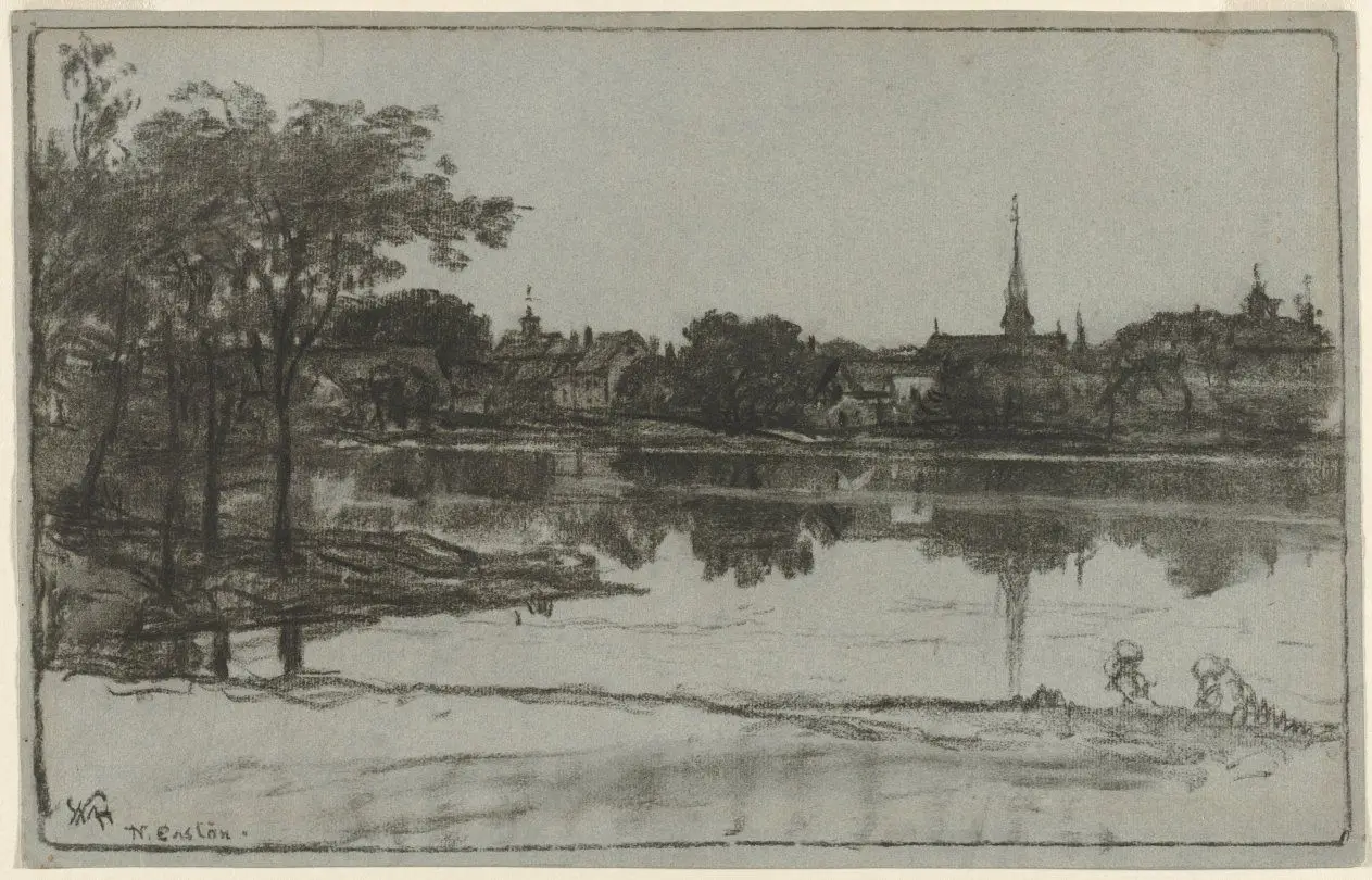 North Easton, Massachusetts by William Morris Hunt