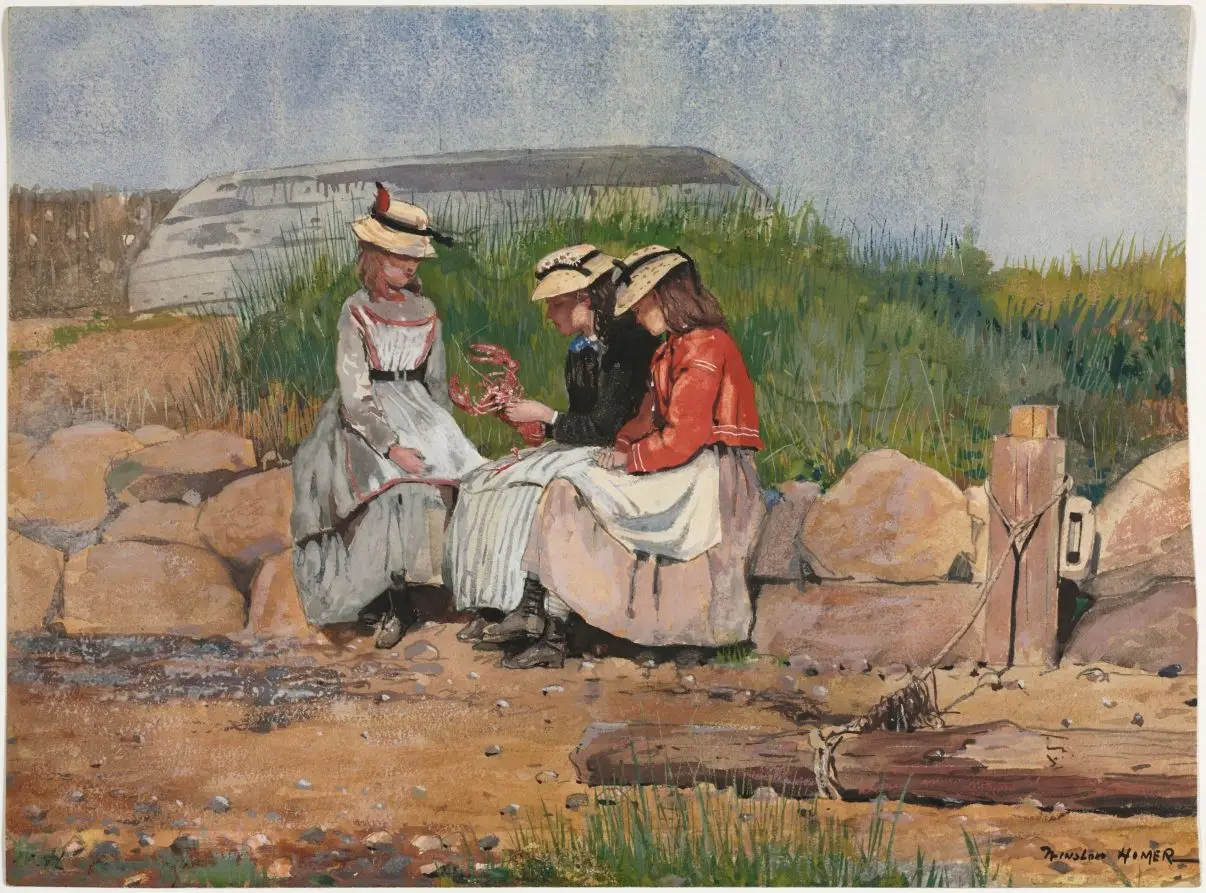 A Fisherman's Daughter by Winslow Homer