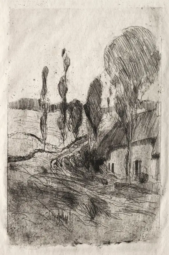 French Landscape by John Henry Twachtman