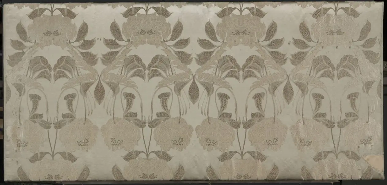 Silk with Art Nouveau Design by Georges de Feure