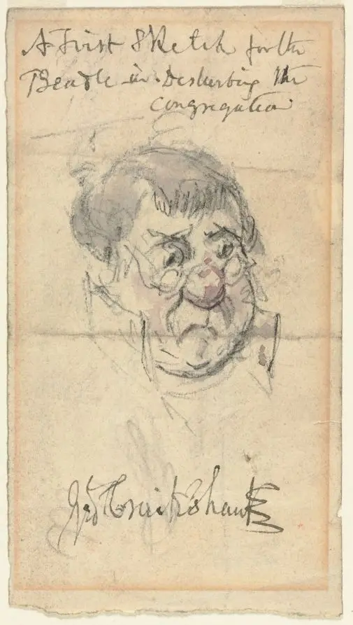 The Beadle by George Cruikshank