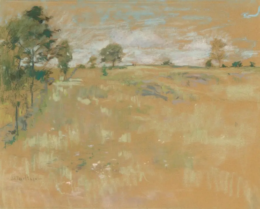 Pastures, Branchville, Connecticut by John Henry Twachtman