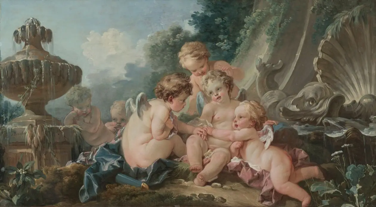 Cupids in Conspiracy by François Boucher