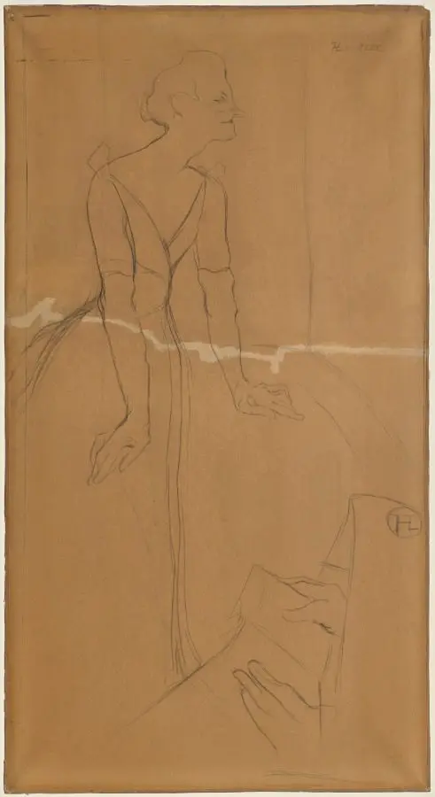 Yvette Guilbert by Henri de Toulouse-Lautrec