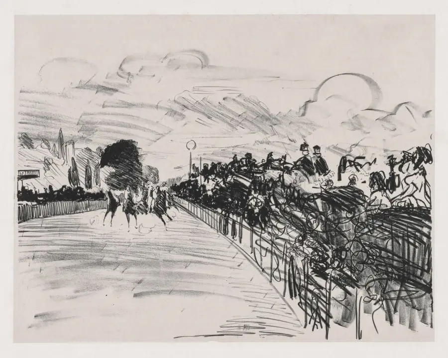 The Races by Édouard Manet