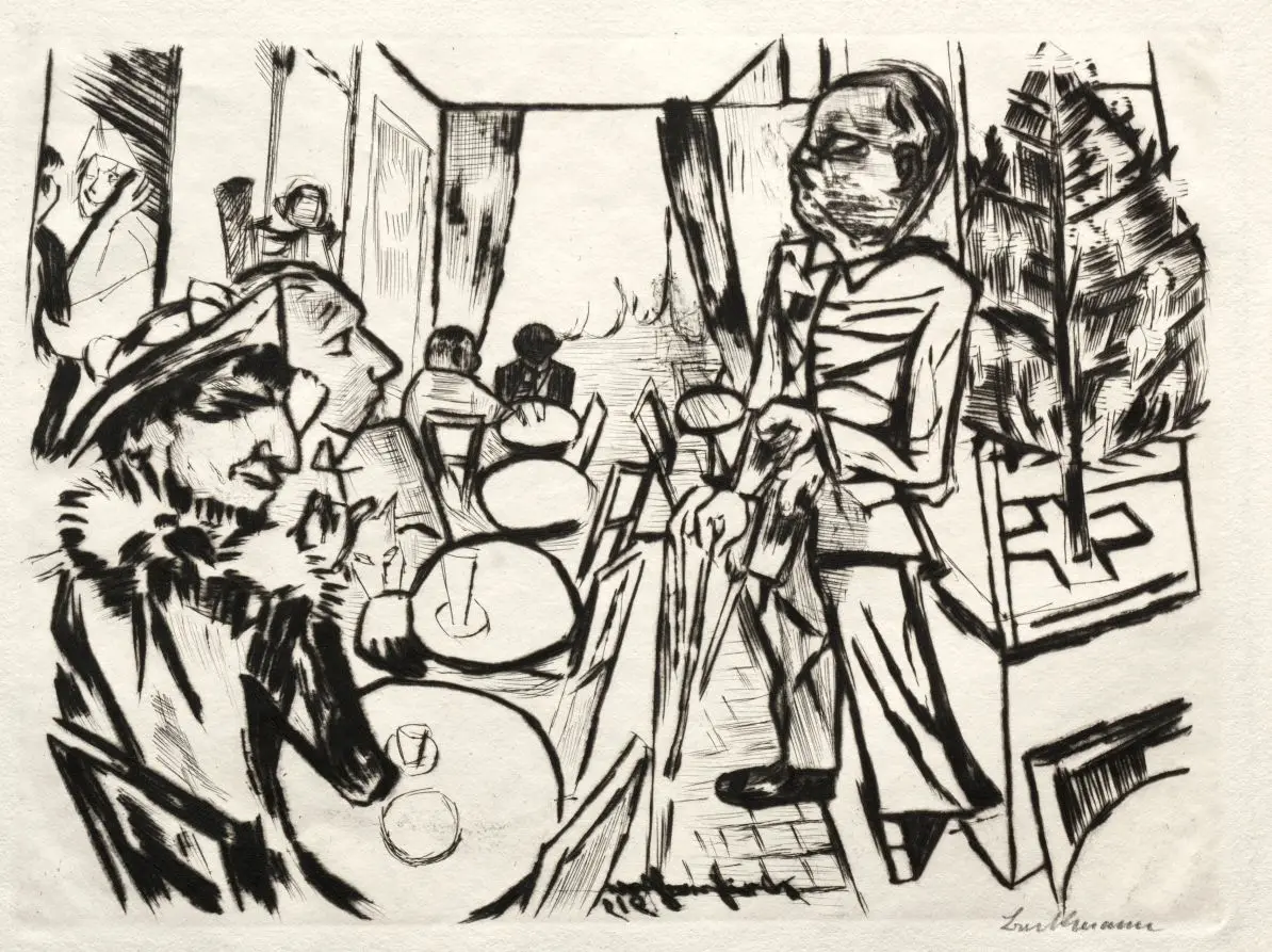 Christmas 1919 by Max Beckmann