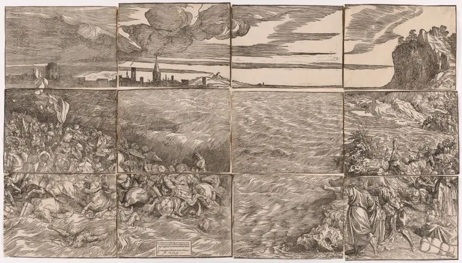 The Submersion of Pharaoh's Army in the Red Sea by Titian