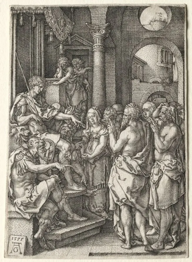 The Story of Susanna: Susanna Accused of Adultery by Heinrich Aldegrever