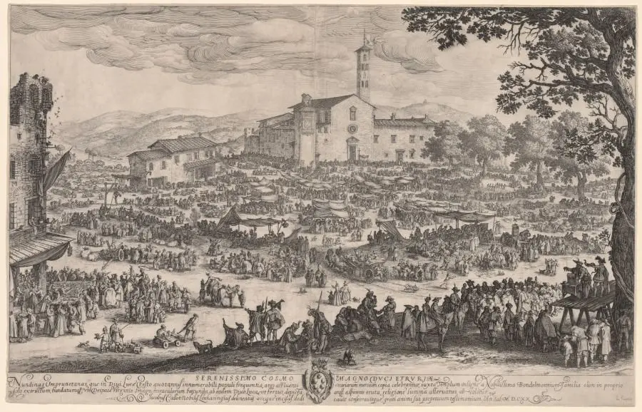 The Fair at Impruneta by Jacques Callot