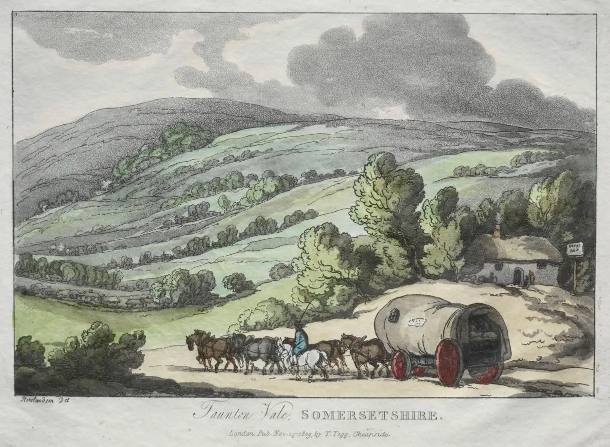 Rowlandson's Sketches from Nature: Taunton Vale, Somersetshire by Thomas Rowlandson