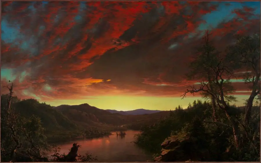 Twilight in the Wilderness by Frederic Edwin Church