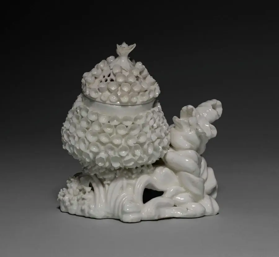 Potpourri Vase with Cover by Mennecy Factory (French)