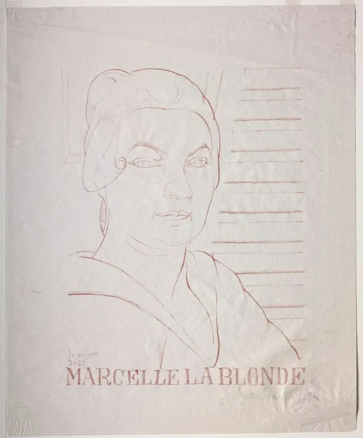 Marcelle la Blonde by Juan Gris