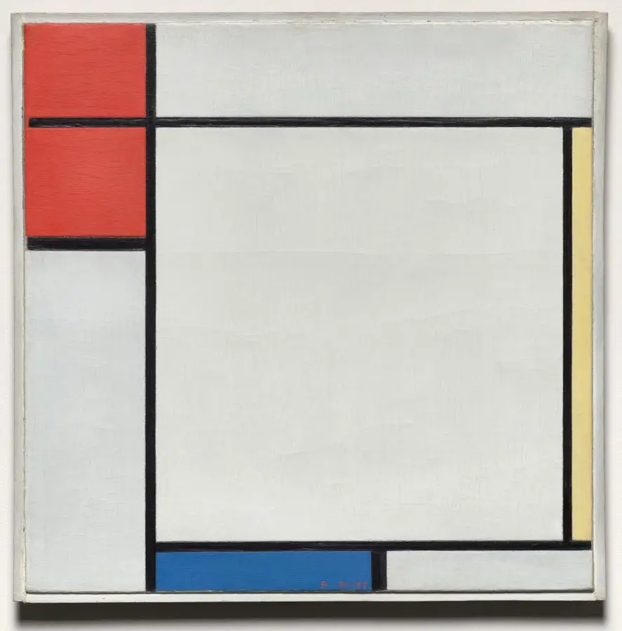 Composition with Red, Yellow, and Blue by Piet Mondrian