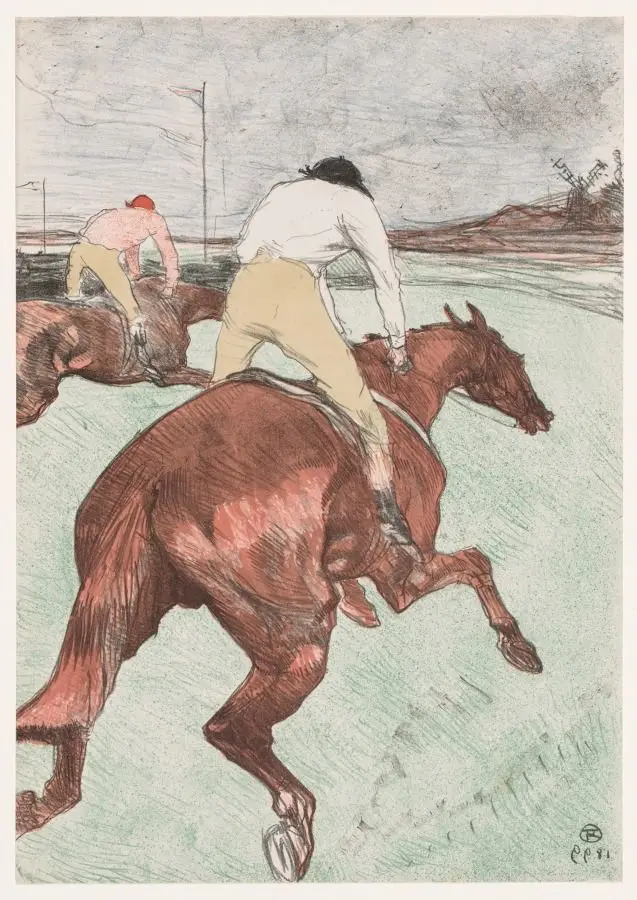 The Jockey by Henri de Toulouse-Lautrec
