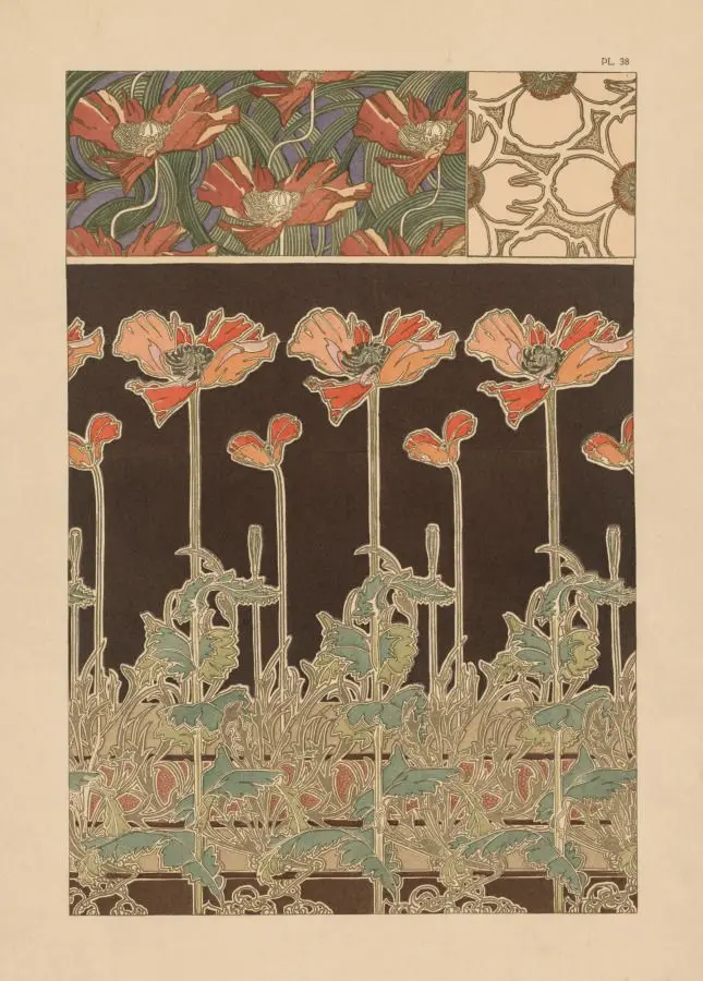 Documents Decoratifs: Plate 38 by Alphonse Mucha