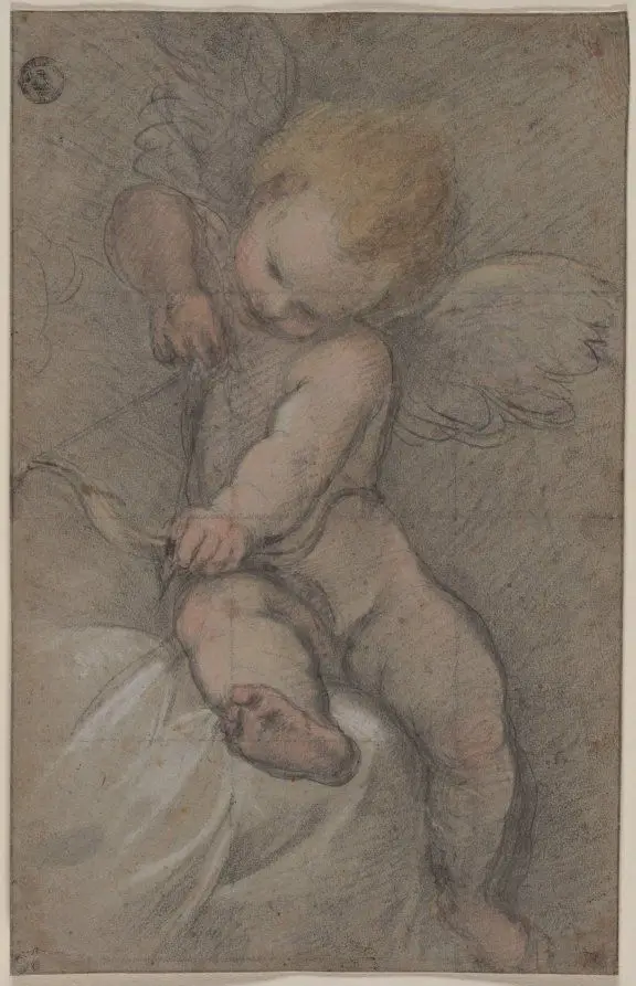 Cupid Drawing His Bow by Federico Barocci