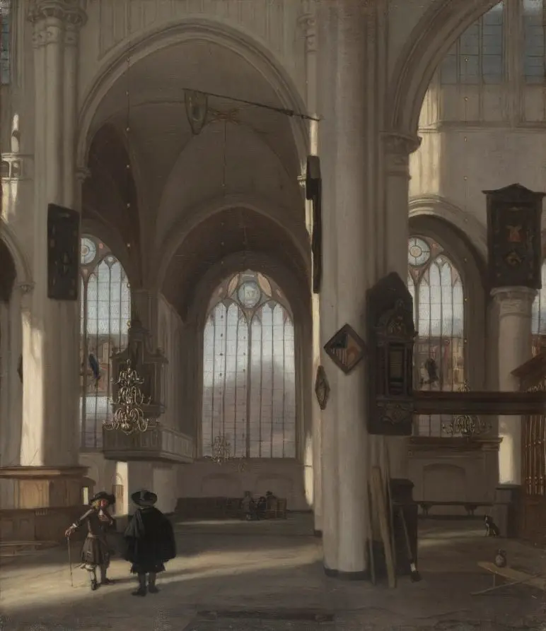 Interior of a Church by Emanuel de Witte