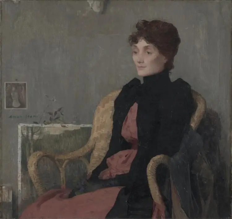 Portrait of a Woman by Edmond François Aman-Jean