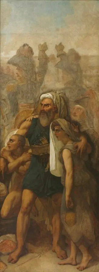 Egyptian Family (Sketch for "The Battle of the Pyramids") by Antoine-Jean Gros