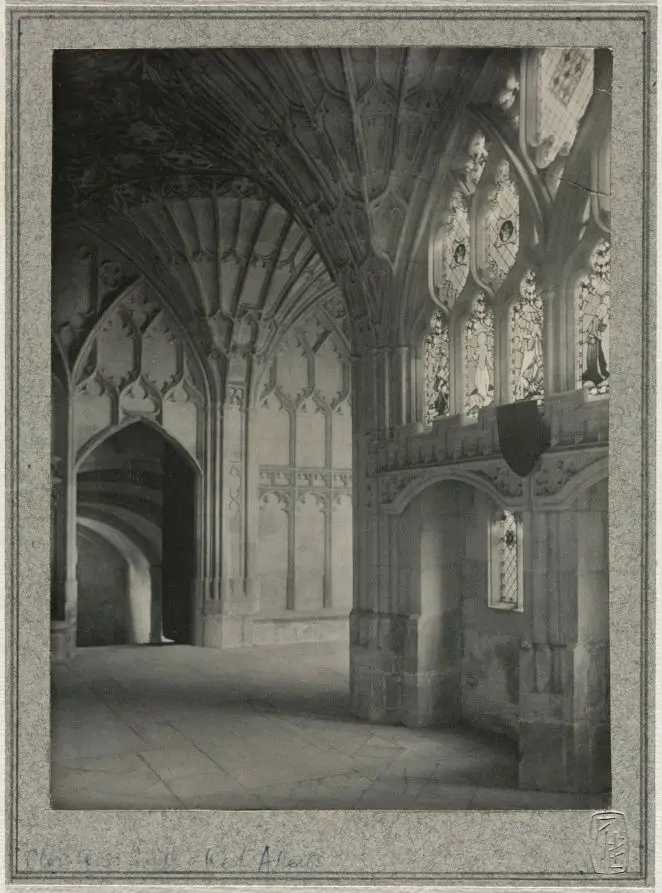 Gloucester Cathedral - Cloisters: South and West Alleys by Frederick H. Evans