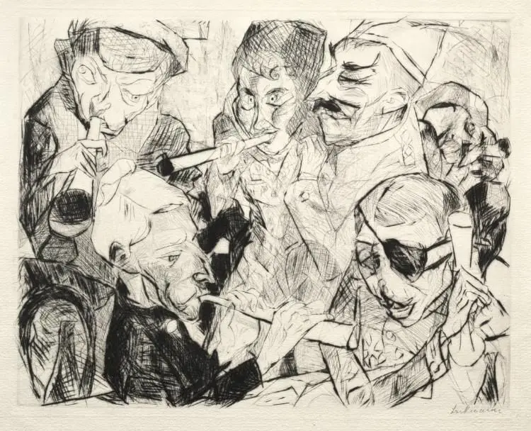 Happy New Year 1917 by Max Beckmann