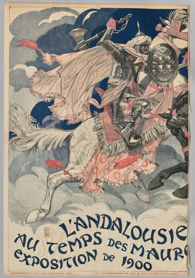 Andalusia at the Time of the Moors (left side) by Eugène Grasset