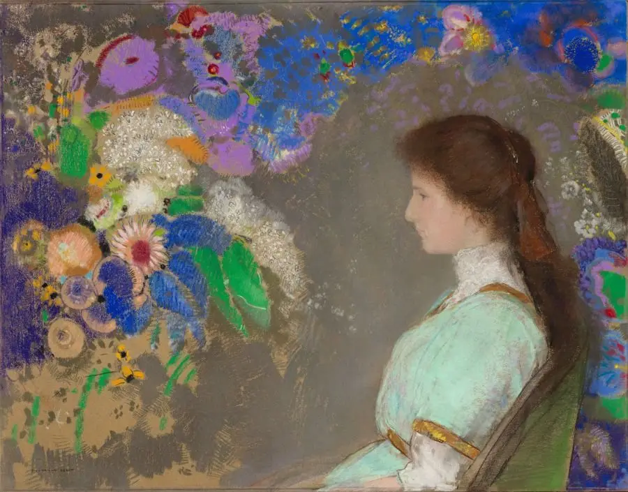 Violette Heymann by Odilon Redon