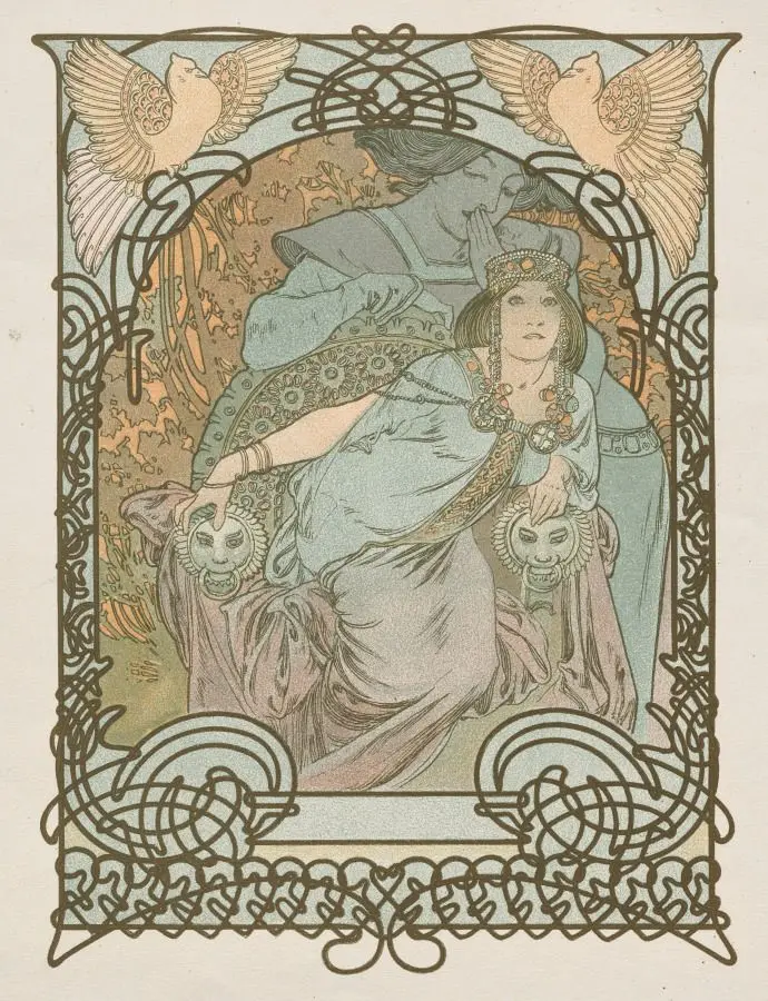 Ilsee, Princesse de Tripoli by Alphonse Mucha