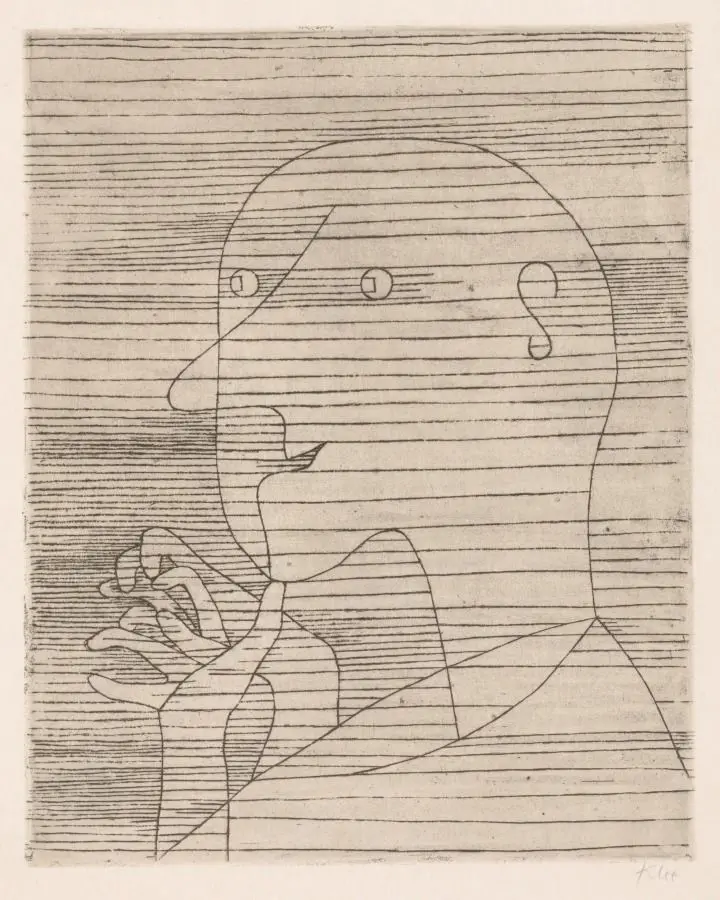 The Calculating Old Man by Paul Klee