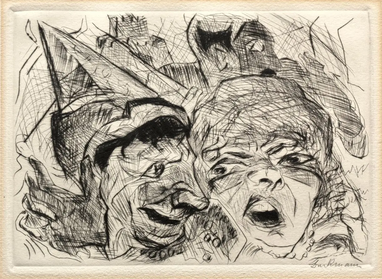 Theater by Max Beckmann